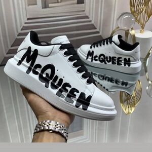 White and Black Men's Sneakers